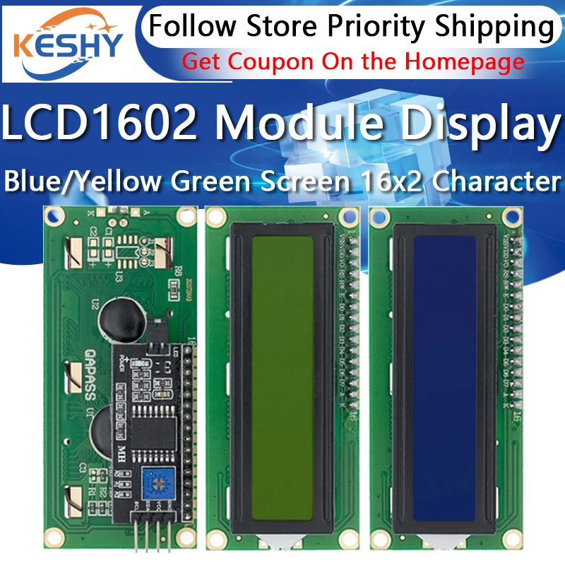 LCD1602 1602 LCD Module Blue / - Lcd 1602 review and price