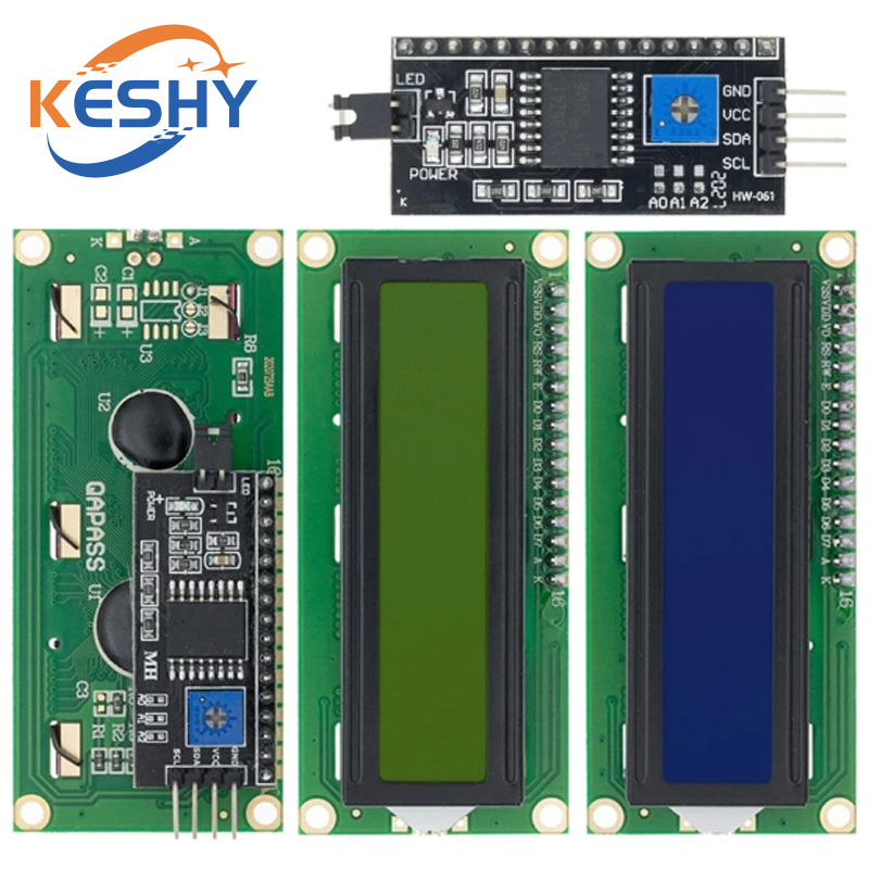 LCD1602 1602 LCD Module Blue / - Lcd 1602 review and price