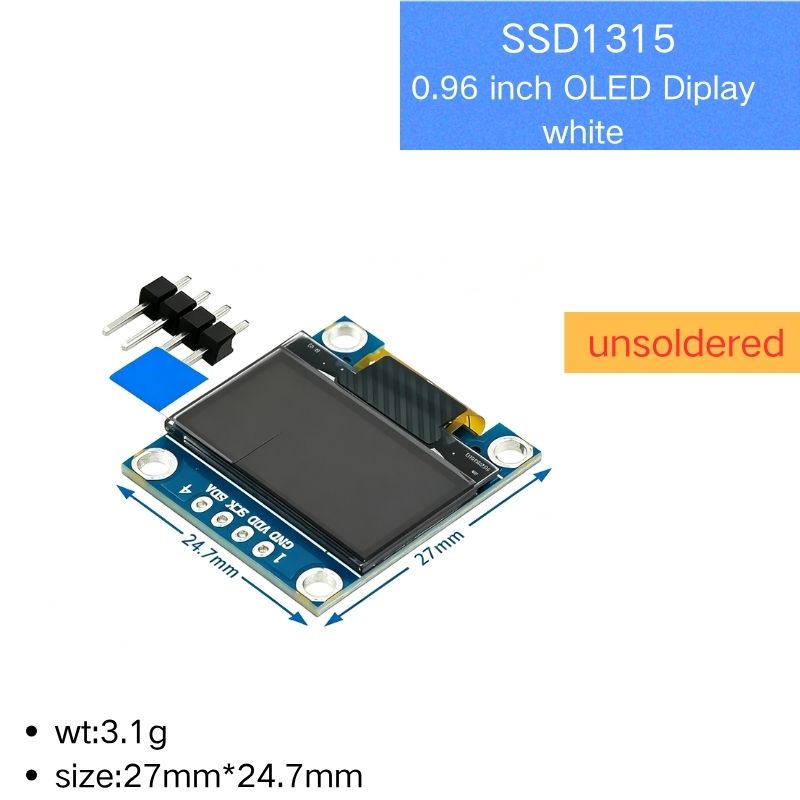 0.96 Inch IIC Serial 4Pin Whit - Oled Display 0.96 review and price