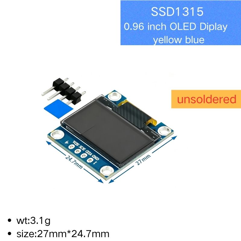 0.96 Inch IIC Serial 4Pin Whit - Oled Display 0.96 review and price