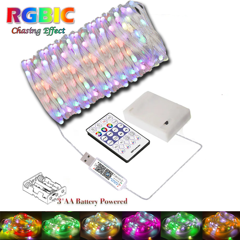 WS2812B Fairy Light String 3AA - Ws2812B Strip 5V review and price