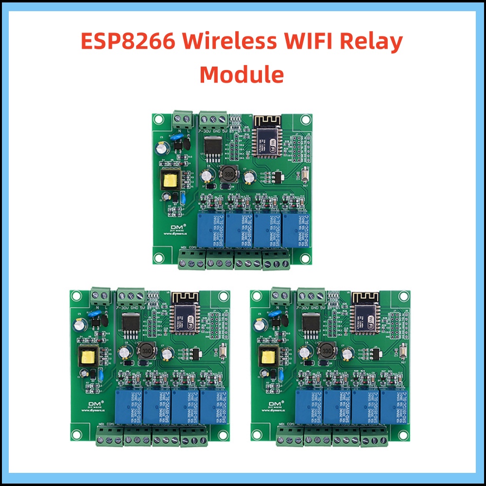 1/3pcs ESP8266 Wireless WIFI R - Relay Module 4 Channel review and price
