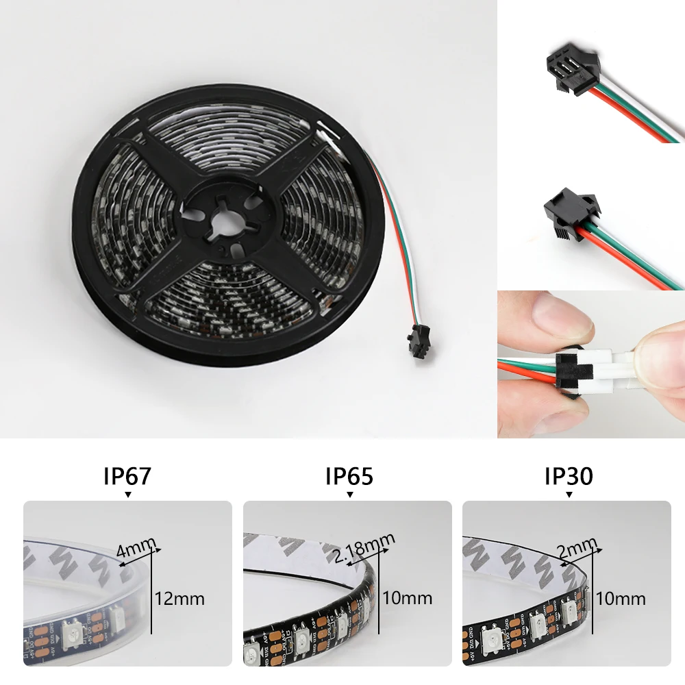 5V WS2812B Pixel RGB Led Strip - Ws2812B Strip 5V review and price