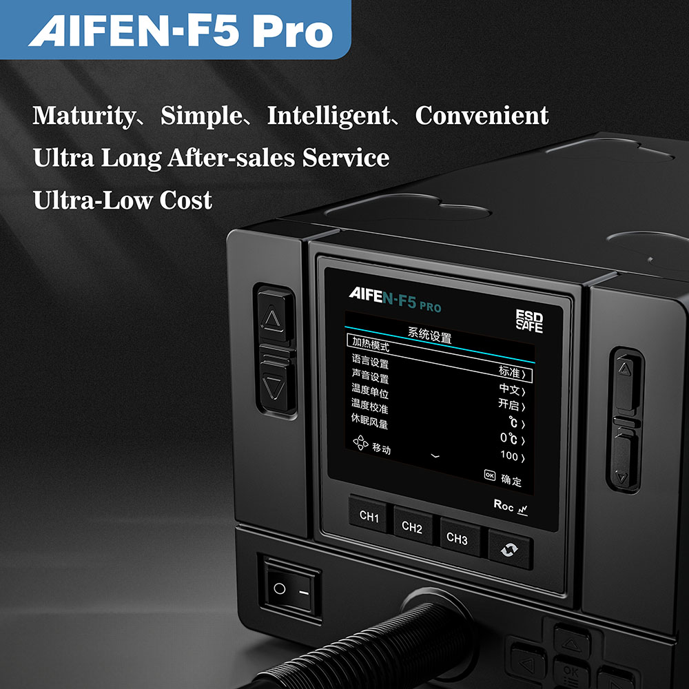 AIFEN F5PRO 1000W Hot Air Rewo - Soldering Iron Temperature Probe review and price
