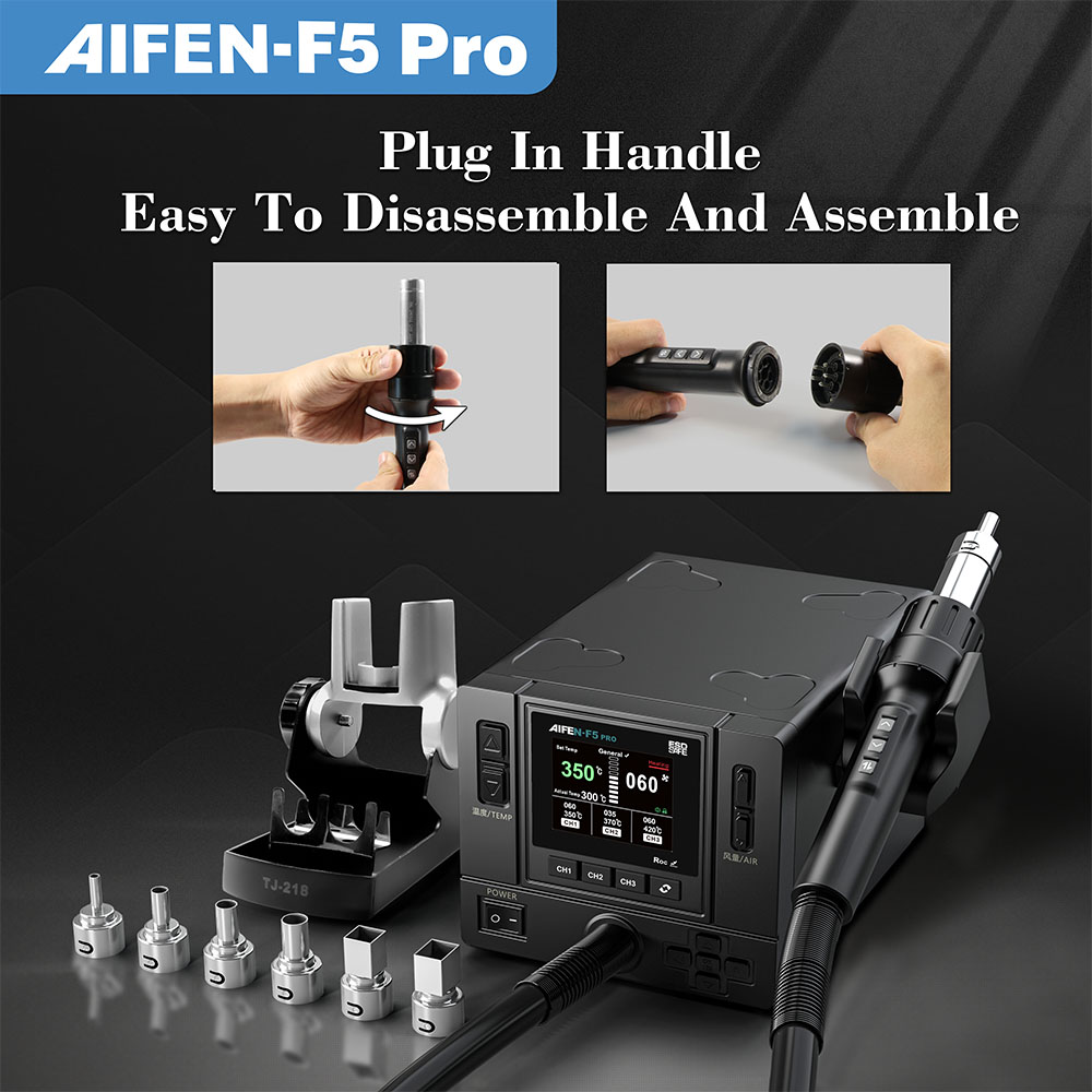 AIFEN F5PRO 1000W Hot Air Rewo - Soldering Iron Temperature Probe review and price