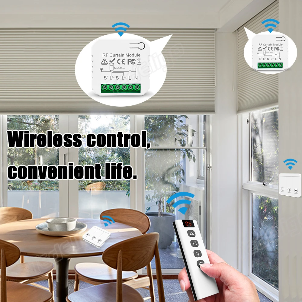 433 MHz RF Curtain Switch Modu - Ir Remote Module review and price