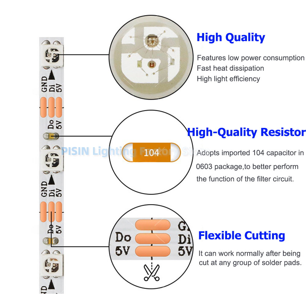 4mm Narrow Width WS2812B RGB L - Ws2812B Strip 5V review and price