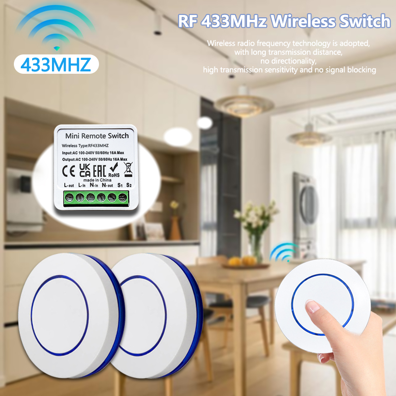 433HMz Wireless Light Switch 1 - Ir Remote Module review and price