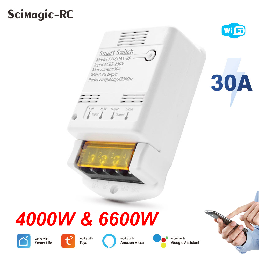 Wifi 30A 6600W 4000W Tuya Smar - Ir Remote Module review and price