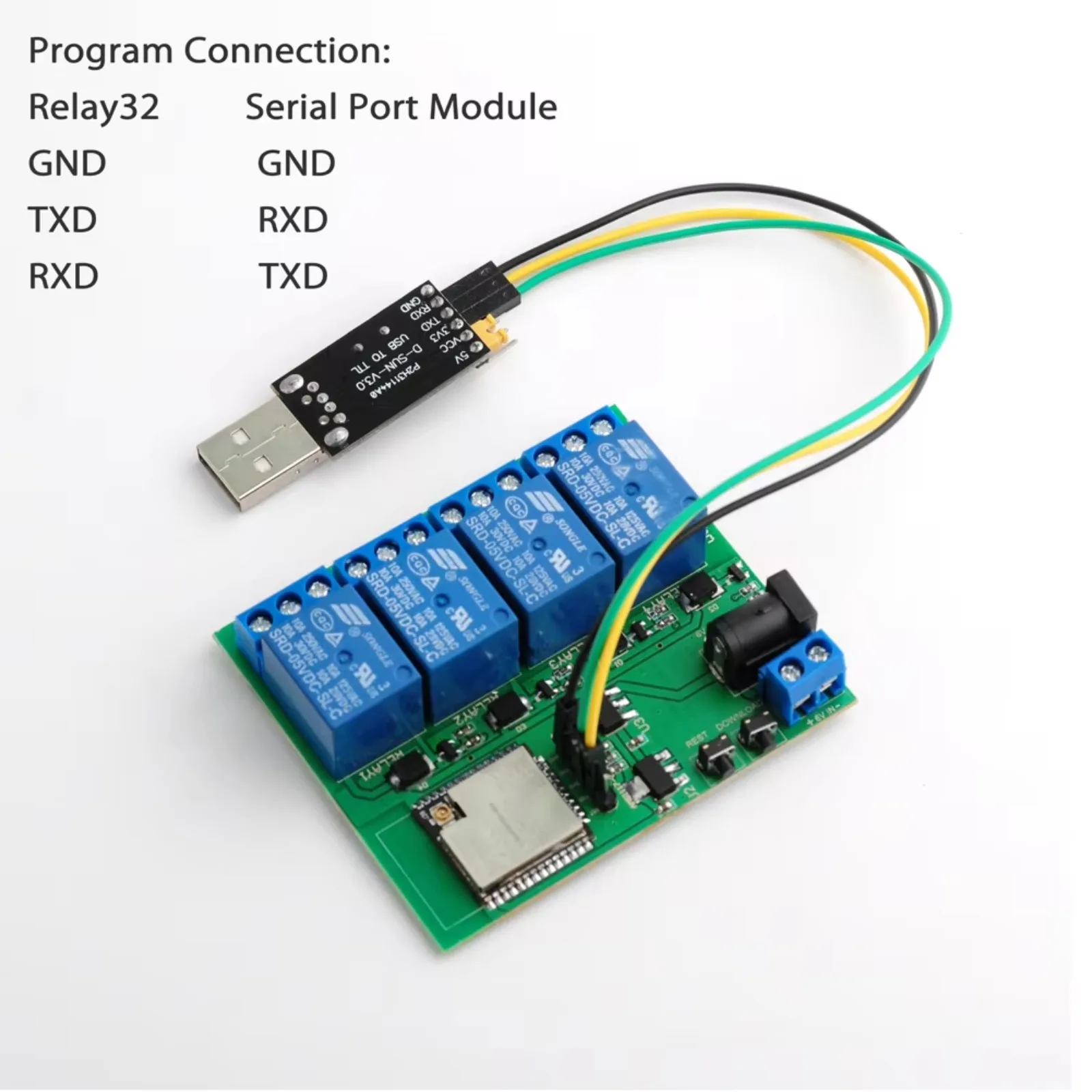 ESP32 4 Channel Wireless Relay - Relay Module 4 Channel review and price