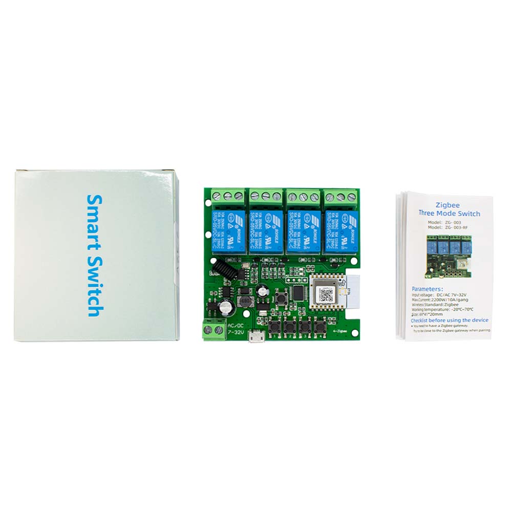 4CH Zigbee 3.0 Smart Home Rela - Ir Remote Module review and price