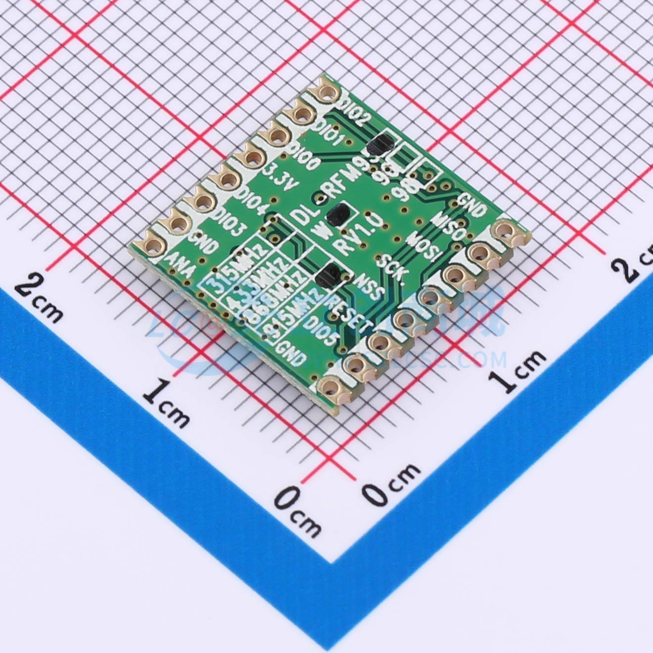 2pcs DL-RFM95-915M SMD 16x16mm - Lora Rfm95 review and price