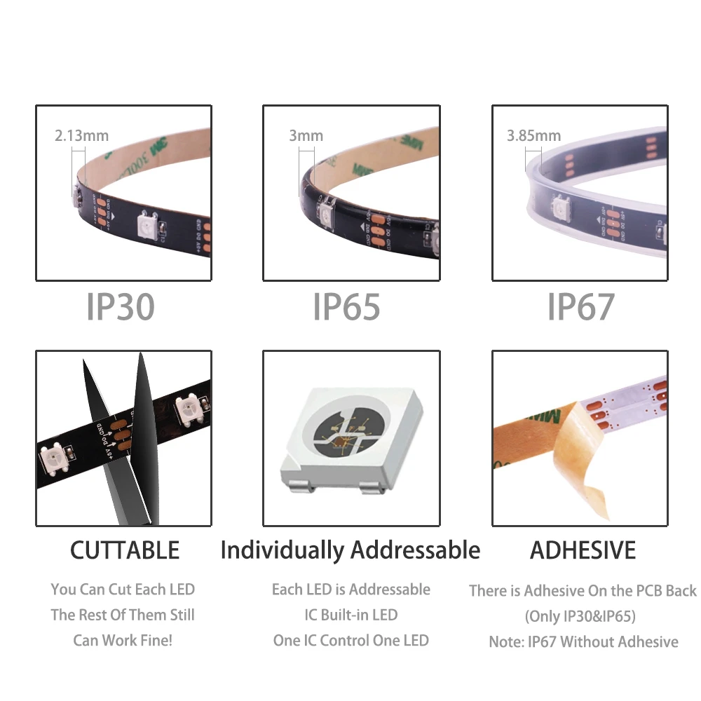 2026 WS2812B Individually Addr - Ws2812B review and price