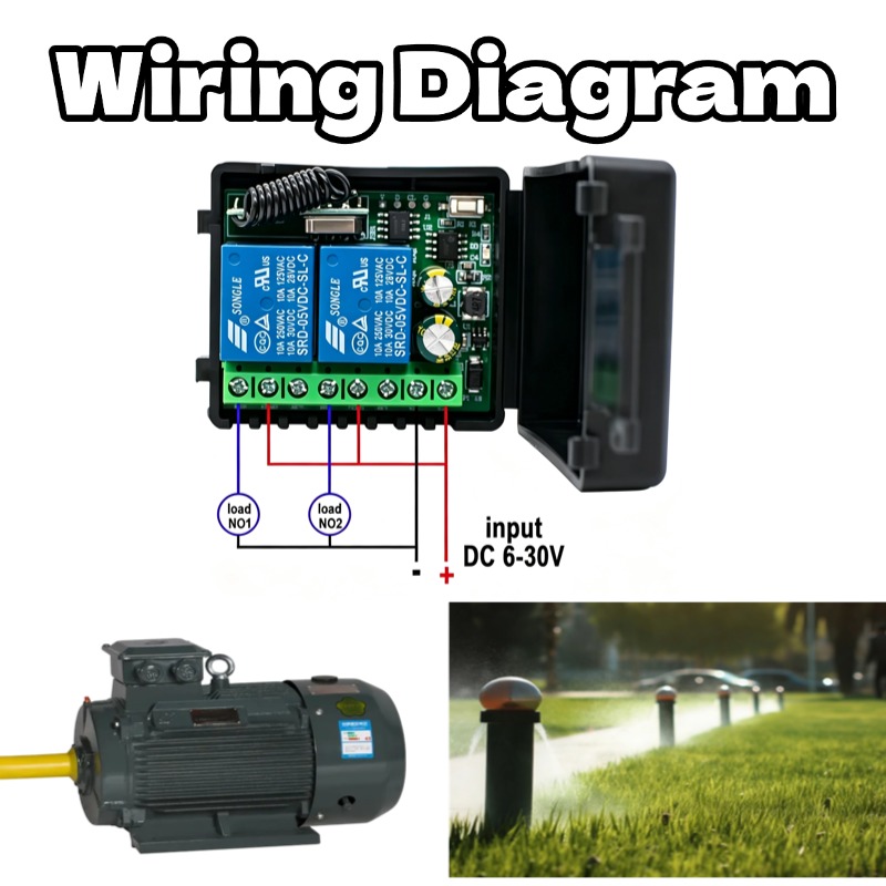 433.92Mhz DC 9-30V 12V 24V10A  - Ir Remote Module review and price