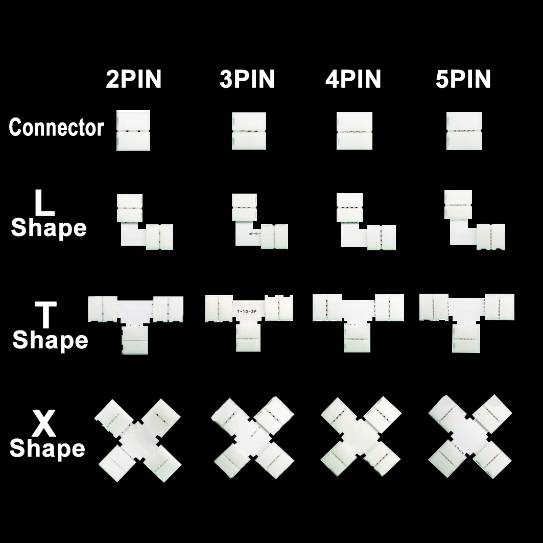 5PCS 10mm L / T / X Shape Conn - Ws2812B review and price