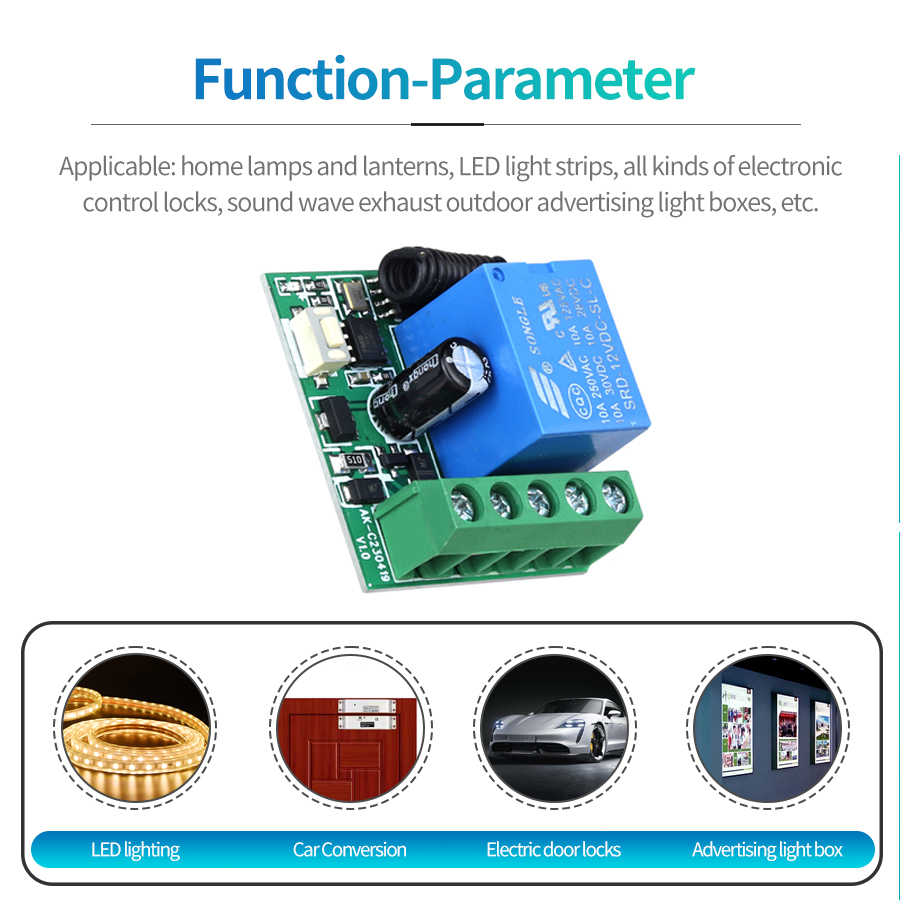 433MHz DIY Wireless Switch DC1 - Ir Remote Module review and price