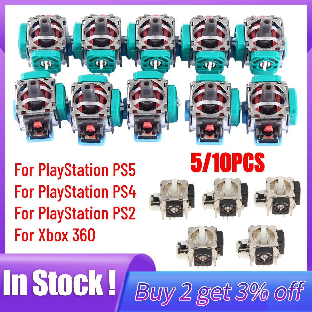 10/5pcs 3D Analog Joystick Sti - Joystick Module review and price