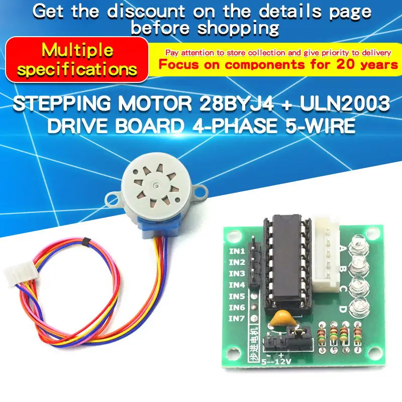 1PCS 28BYJ4 Stepper Motor ULN2 - Stepper Motor 28Byj review and price