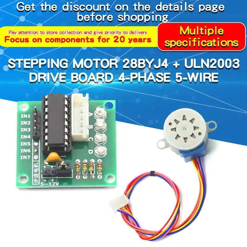 1PCS 28BYJ4 Stepper Motor ULN2 - Stepper Motor 28Byj review and price