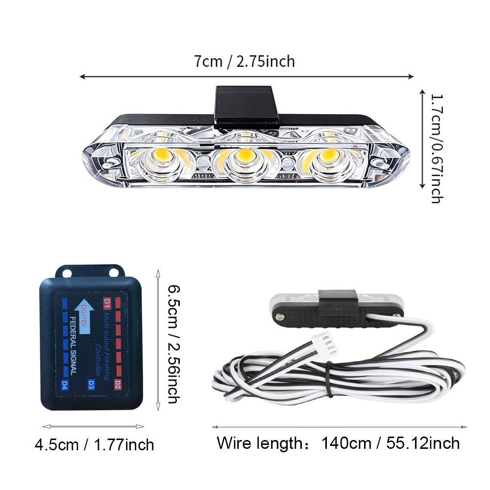  3LED 8 Modules Car Grille Fl - Joystick Module review and price