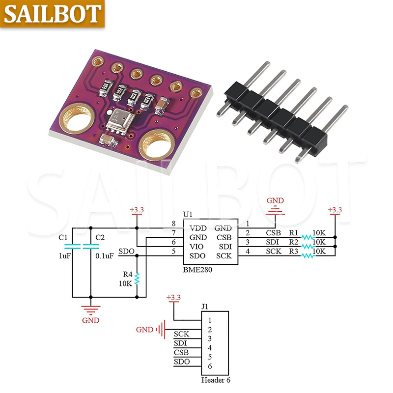 BME280 5V 3.3V Digital Sensor  - Bme280 review and price
