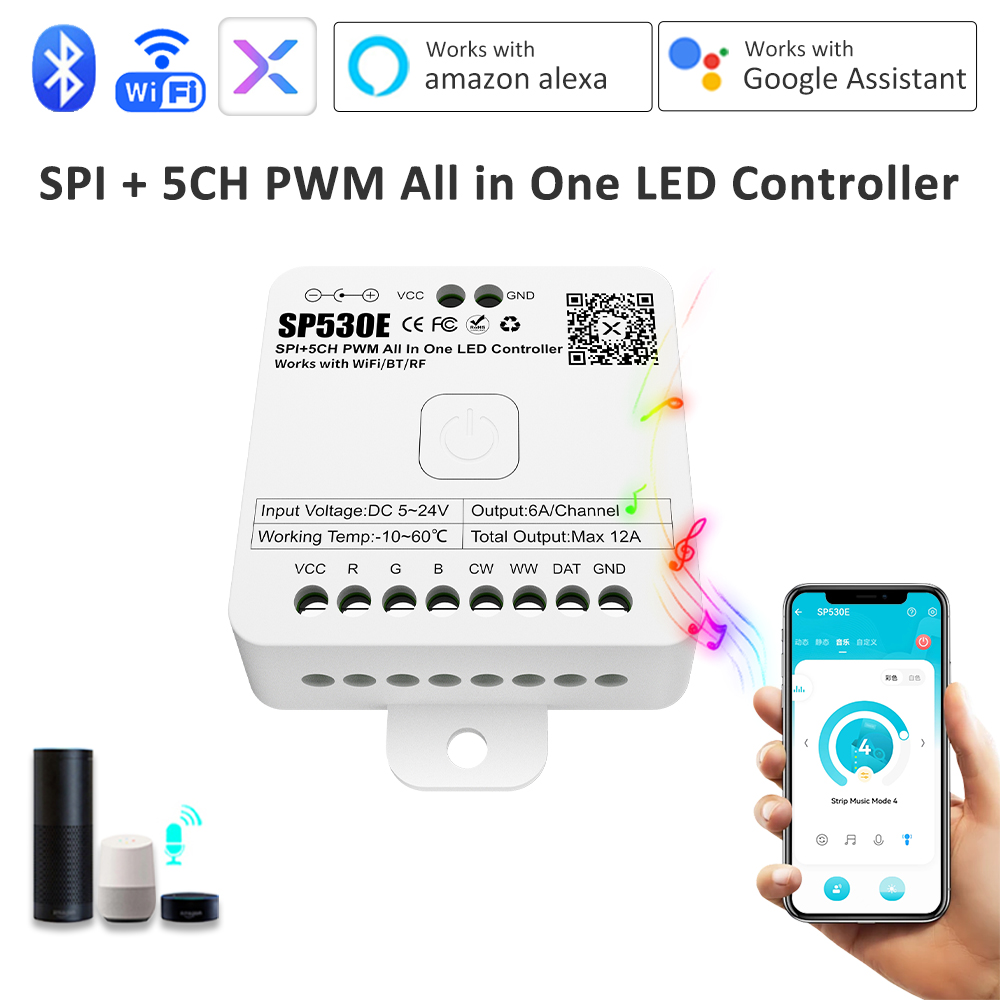SP530E All In One LED Controll - Ws2812B Strip 5V review and price