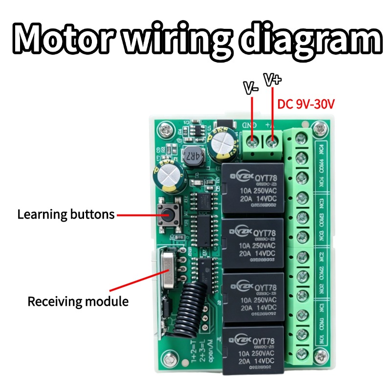 Universal Wireless Remote Cont - Relay Module 4 Channel review and price