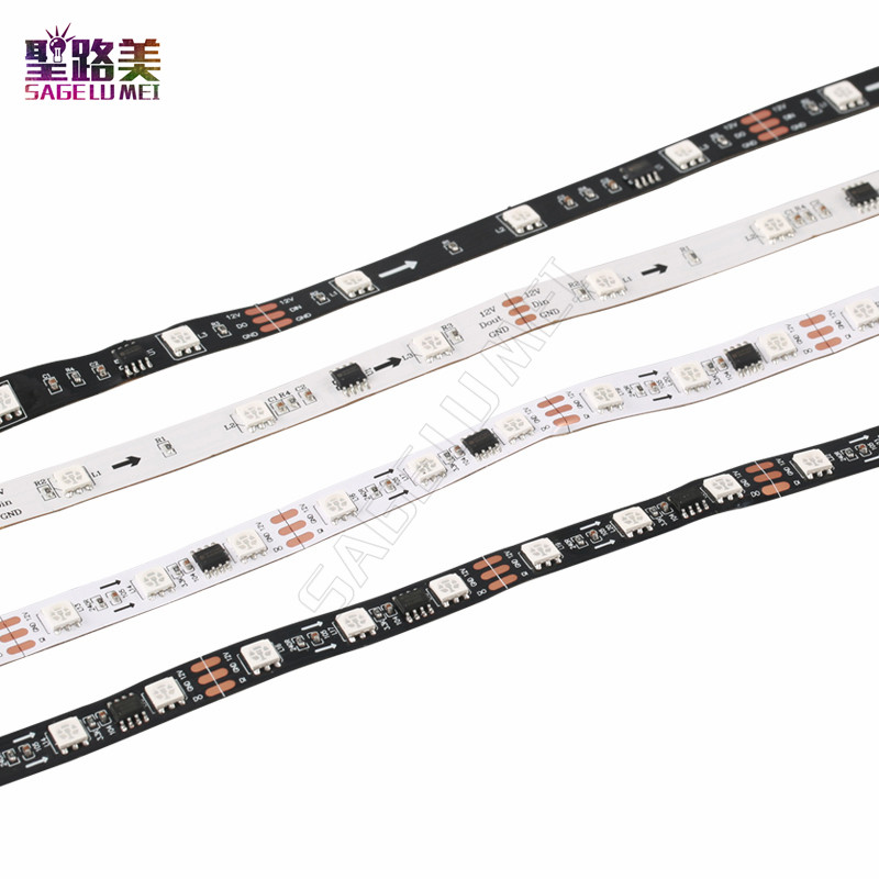 5m/rolls DC12V WS2811 led Pixe - Ws2812B Strip 5V review and price