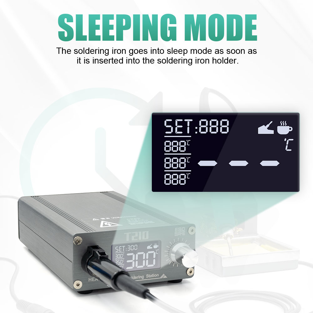 JCD T210 Smart Soldering Stati - Soldering Iron Temperature Probe review and price