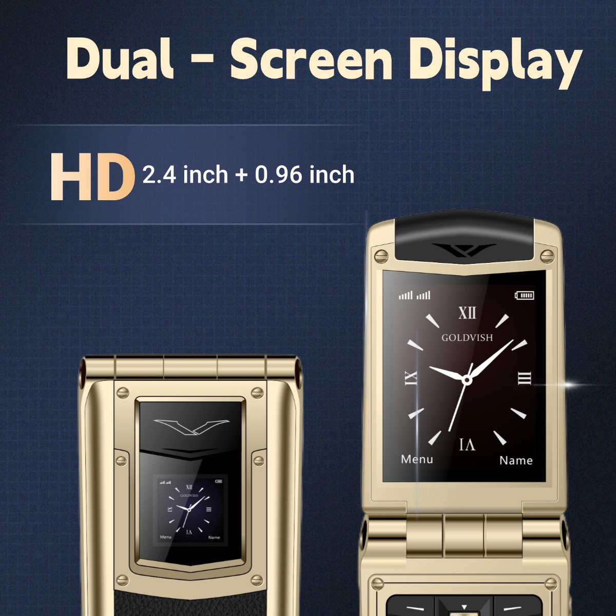 Luxury Metal Flip Phone for Me - Tft Display 2.4 review and price